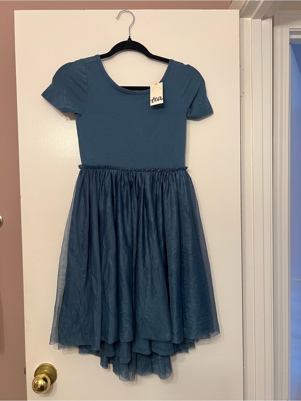 NWT! Heather Blue Tea Collection High Low Party Dress